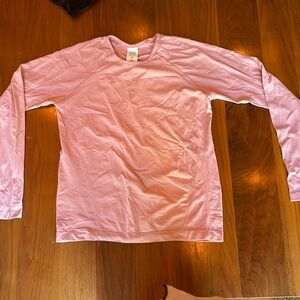 Light pink Athleta Girl long sleeve top. Girls Size 14 XL